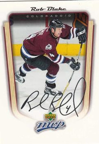 #98 Rob Blake - Colorado Avalanche - 2005-06 Upper Deck MVP Hockey