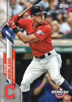 #98 Oscar Mercado - Cleveland Indians - 2020 Topps Opening Day Baseball