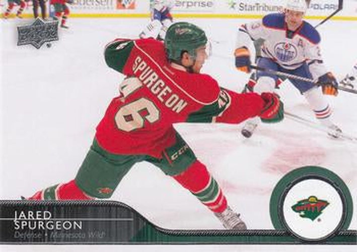 #98 Jared Spurgeon - Minnesota Wild - 2014-15 Upper Deck Hockey