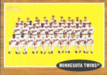 #98 Minnesota Twins - Minnesota Twins - 2011 Topps Heritage Baseball