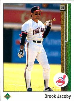 #198 Brook Jacoby - Cleveland Indians - 1989 Upper Deck Baseball