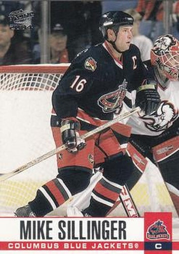 #98 Mike Sillinger - Columbus Blue Jackets - 2003-04 Pacific Hockey