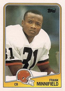 #98 Frank Minnifield - Cleveland Browns - 1988 Topps Football