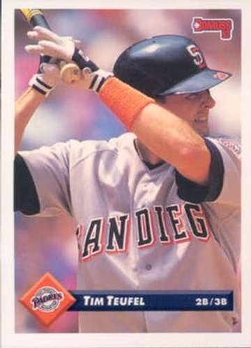 #98 Tim Teufel - San Diego Padres - 1993 Donruss Baseball