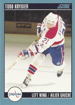 #98 Todd Krygier - Washington Capitals - 1992-93 Score Canadian Hockey