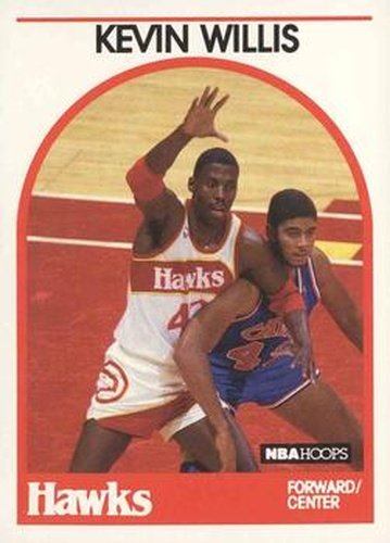 #98 Kevin Willis - Atlanta Hawks - 1989-90 Hoops Basketball