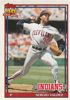 #98 Sergio Valdez - Cleveland Indians - 1991 O-Pee-Chee Baseball