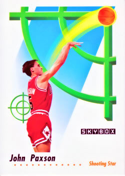 #598 John Paxson - Chicago Bulls - 1991-92 SkyBox Basketball