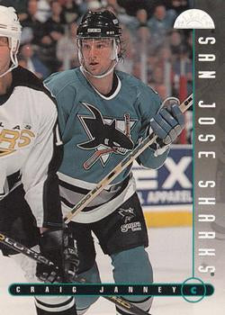 #98 Craig Janney - San Jose Sharks - 1995-96 Leaf Hockey