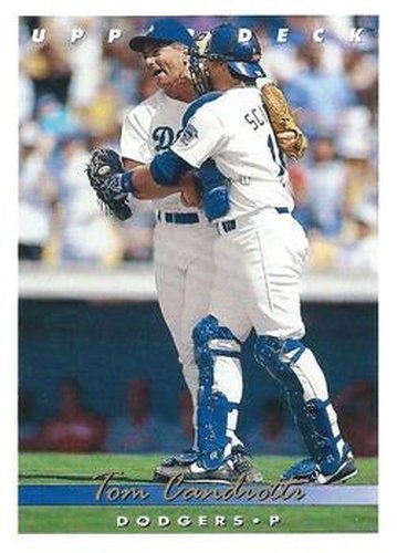 #98 Tom Candiotti - Los Angeles Dodgers - 1993 Upper Deck Baseball