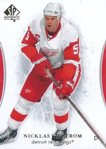 #98 Nicklas Lidstrom - Detroit Red Wings - 2007-08 SP Authentic Hockey
