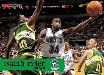 #98 Isaiah Rider - Minnesota Timberwolves - 1995-96 Hoops Basketball