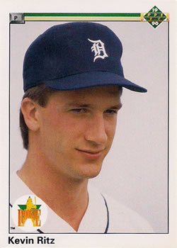 #98 Kevin Ritz - Detroit Tigers - 1990 Upper Deck Baseball