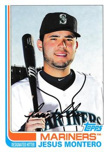 #98 Jesus Montero - Seattle Mariners - 2013 Topps Archives Baseball