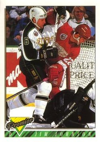 #98 Jim Johnson - Dallas Stars - 1993-94 O-Pee-Chee Premier Hockey