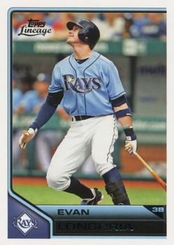 #98 Evan Longoria - Tampa Bay Rays - 2011 Topps Lineage Baseball