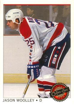 #98 Jason Woolley - Washington Capitals - 1992-93 O-Pee-Chee Premier Hockey