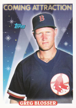 #798 Greg Blosser - Boston Red Sox - 1993 Topps Baseball