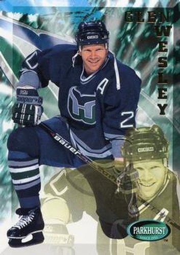 #98 Glen Wesley - Hartford Whalers - 1995-96 Parkhurst International Hockey