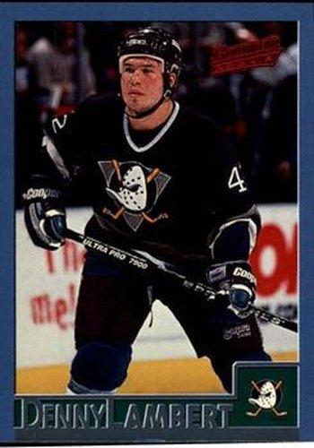 #98 Denny Lambert - Anaheim Mighty Ducks - 1995-96 Bowman Hockey