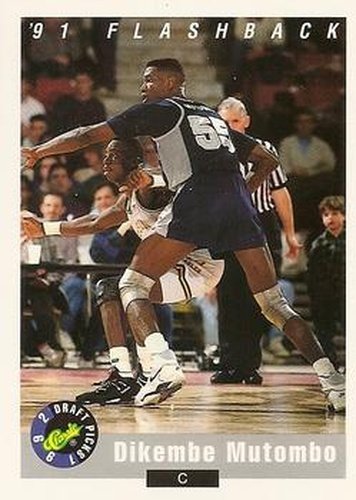 #98 Dikembe Mutombo - Georgetown Hoyas - 1992 Classic Draft Basketball