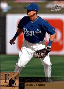 #994 Mike Jacobs - Kansas City Royals - 2009 Upper Deck Baseball