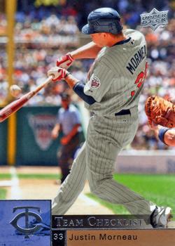 #996 Justin Morneau - Minnesota Twins - 2009 Upper Deck Baseball