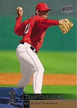 #997 Brian Fuentes - Los Angeles Angels - 2009 Upper Deck Baseball