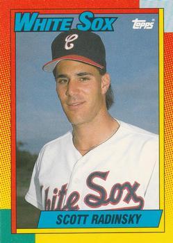 #99T Scott Radinsky - Chicago White Sox - 1990 Topps Traded Baseball