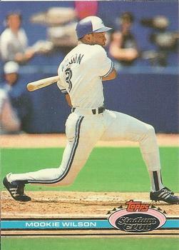 #99 Mookie Wilson - Toronto Blue Jays - 1991 Stadium Club Baseball