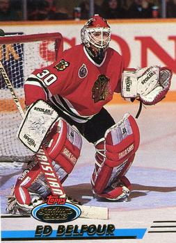 #99 Ed Belfour - Chicago Blackhawks - 1993-94 Stadium Club Hockey