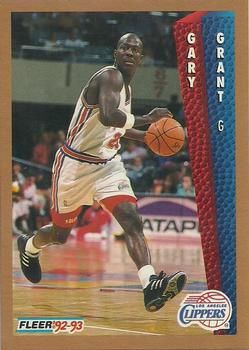 #99 Gary Grant - Los Angeles Clippers - 1992-93 Fleer Basketball