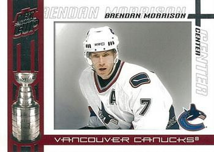 #99 Brendan Morrison - Vancouver Canucks - 2003-04 Pacific Quest for the Cup Hockey