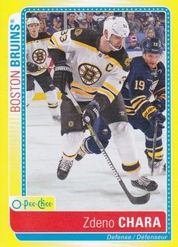 #S-ZC Zdeno Chara - Boston Bruins - 2013-14 O-Pee-Chee Hockey - Stickers