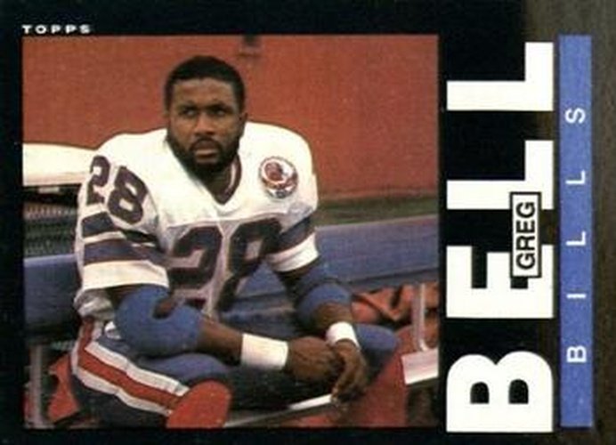 #199 Greg Bell - Buffalo Bills - 1985 Topps Football