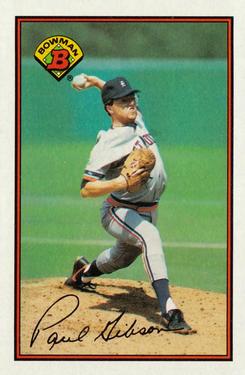 #99 Paul Gibson - Detroit Tigers - 1989 Bowman Baseball