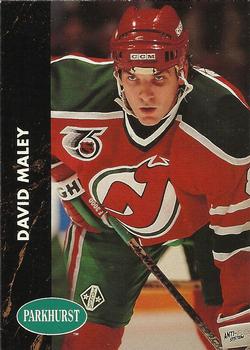 #99 David Maley - New Jersey Devils - 1991-92 Parkhurst Hockey