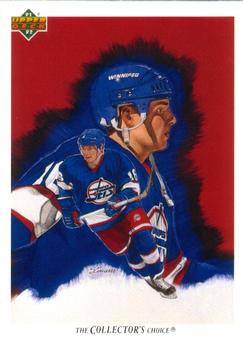 #99 Ed Olczyk - Winnipeg Jets - 1991-92 Upper Deck Hockey