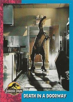 #99 Death in a Doorway - 1993 Topps Jurassic Park