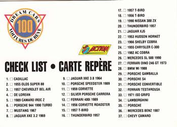 #99 Check List - 1991 Panini Dream Cars