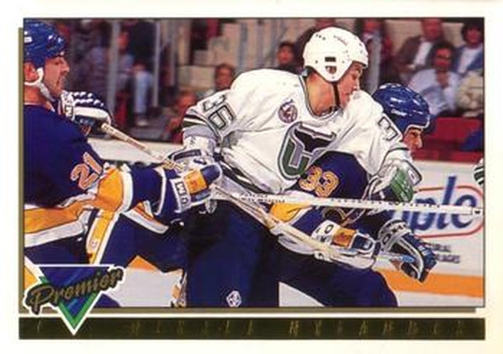 #99 Mikael Nylander - Hartford Whalers - 1993-94 O-Pee-Chee Premier Hockey - Gold