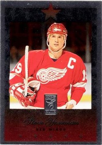#99 Steve Yzerman - Detroit Red Wings - 1995-96 Donruss Elite Hockey