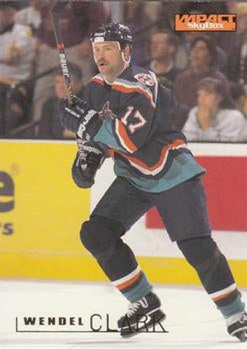 #99 Wendel Clark - New York Islanders - 1995-96 SkyBox Impact Hockey