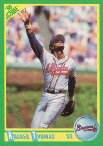 #99 Andres Thomas - Atlanta Braves - 1990 Score Baseball