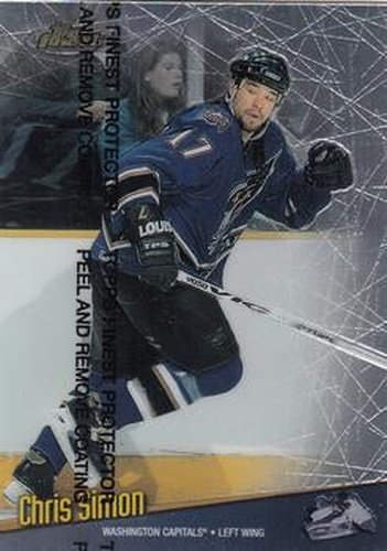 #99 Chris Simon - Washington Capitals - 1998-99 Finest Hockey