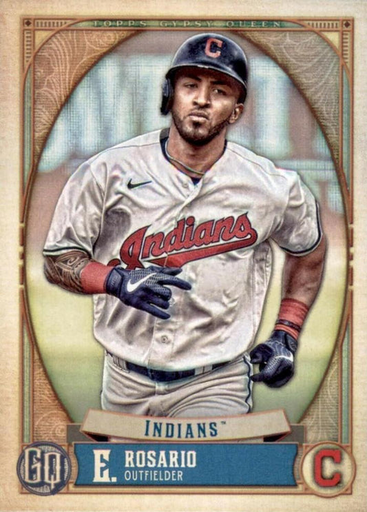 #99 Eddie Rosario - Cleveland Indians - 2021 Topps Gypsy Queen Baseball