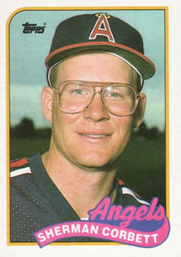 #99 Sherman Corbett - California Angels - 1989 Topps Baseball