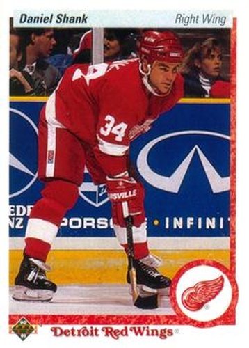 #99 Daniel Shank - Detroit Red Wings - 1990-91 Upper Deck Hockey