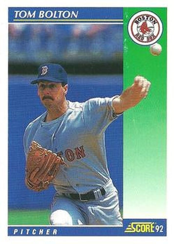 #99 Tom Bolton - Boston Red Sox - 1992 Score Baseball