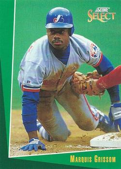 #99 Marquis Grissom - Montreal Expos - 1993 Select Baseball